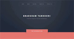 Desktop Screenshot of bradshawtandoori.com